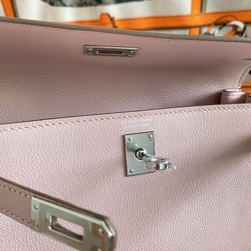 Сумка кожаная Kelly danse II Silver 22 см фото 5