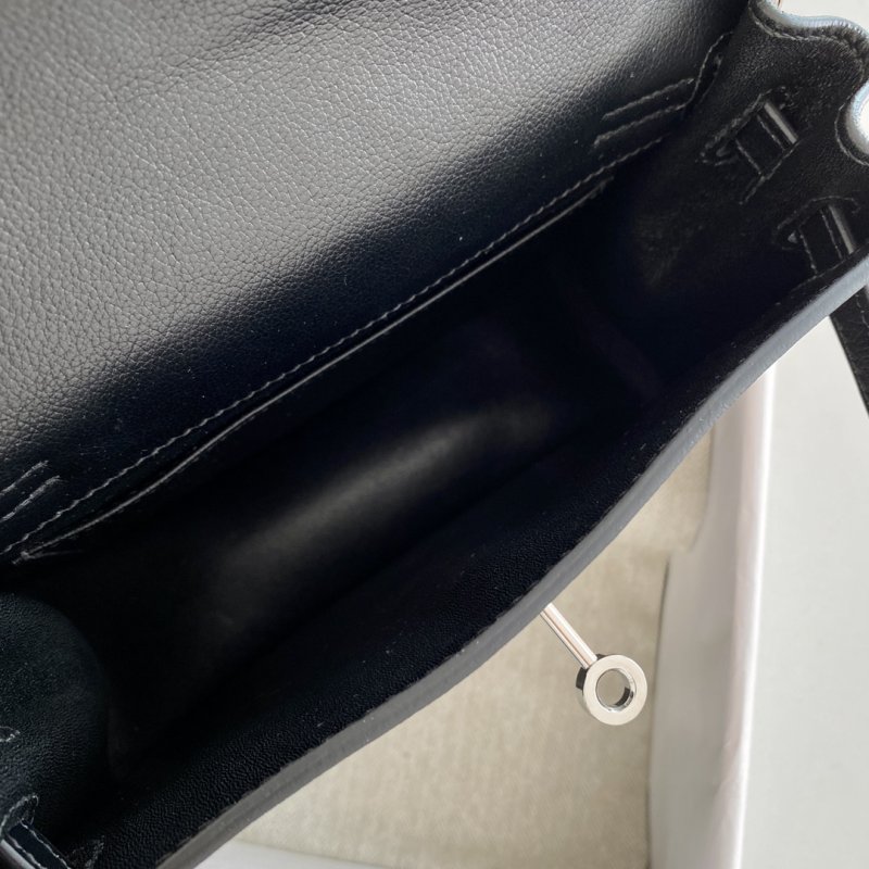 Сумка кожаная Kelly danse II Silver 22 см фото 6