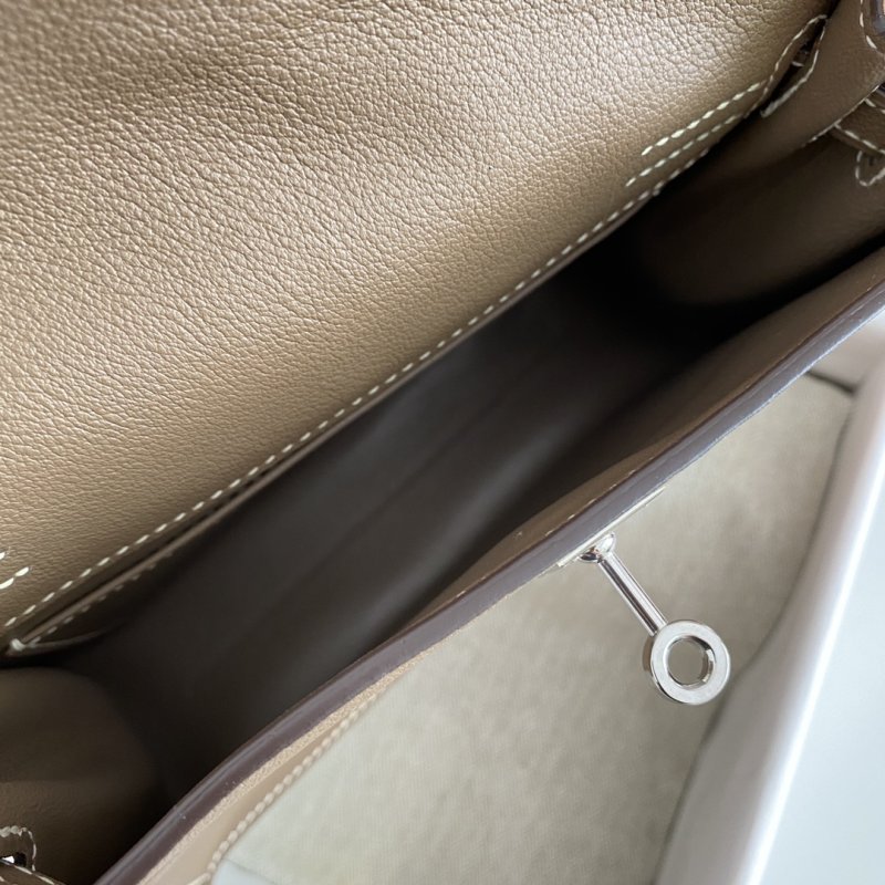 Сумка кожаная Kelly danse II Silver 22 см фото 6