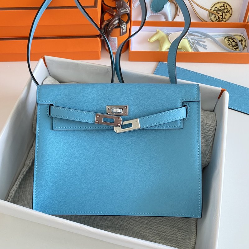 Сумка кожаная Kelly danse II Silver 22 см фото 7