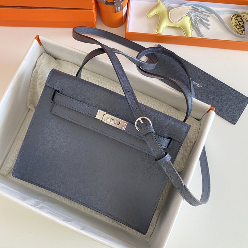 Сумка кожаная Kelly danse II Silver 22 см фото 8