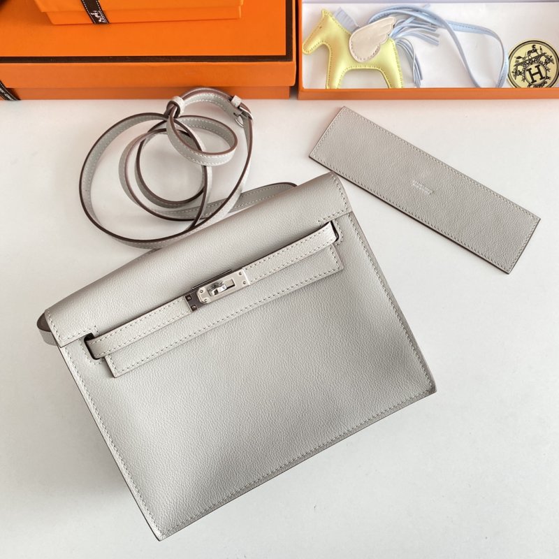 Сумка кожаная Kelly danse II Silver 22 см фото 9