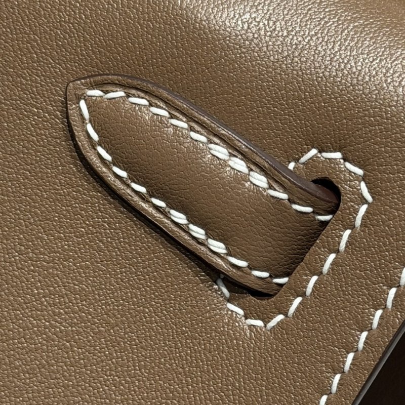 Сумка кожаная Kelly Pochett Swift 22 см фото 5