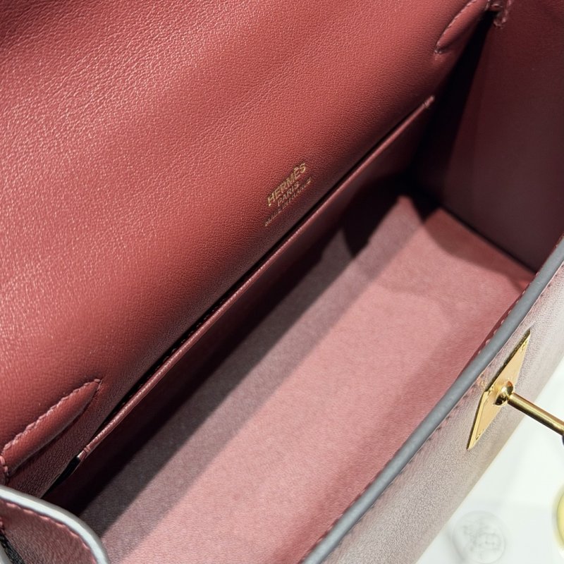 A bag leather Kelly Pochett Swift 22 cm фото 7