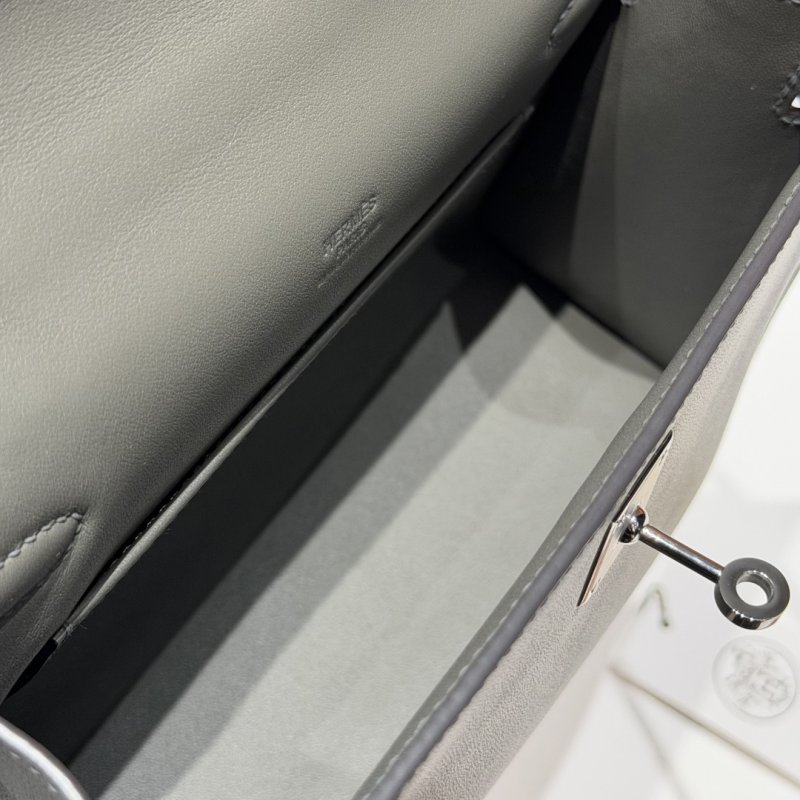 A bag leather Kelly Pochett Swift 22 cm фото 7