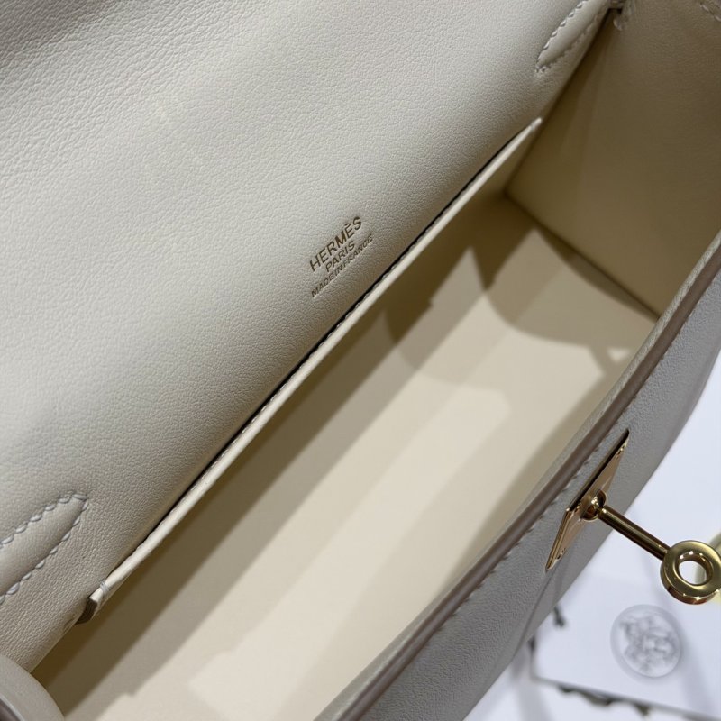 Сумка кожаная Kelly Pochett Swift 22 см фото 7