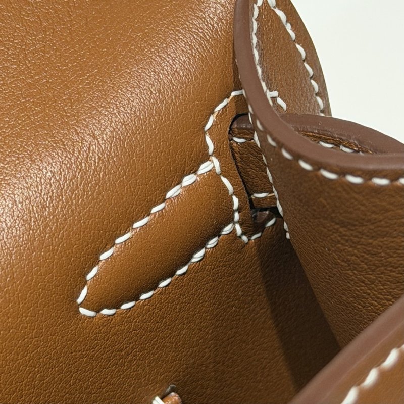 Сумка кожаная Kelly Pochett Swift 22 см фото 7