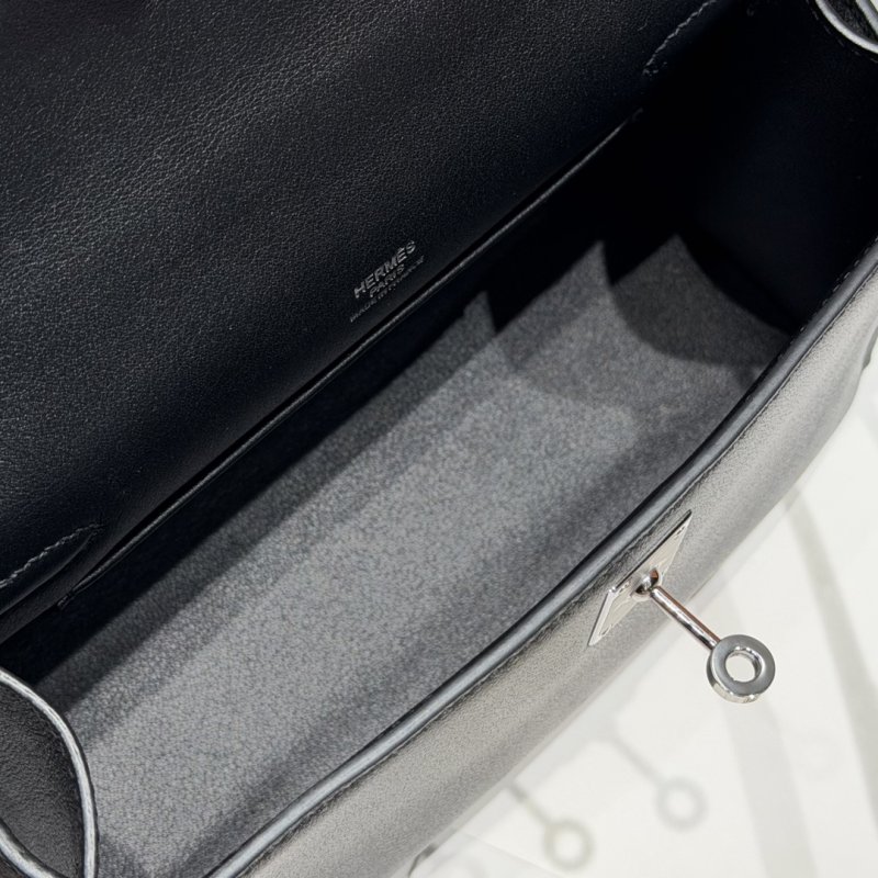 Сумка кожаная Kelly Pochett Swift 22 см фото 8