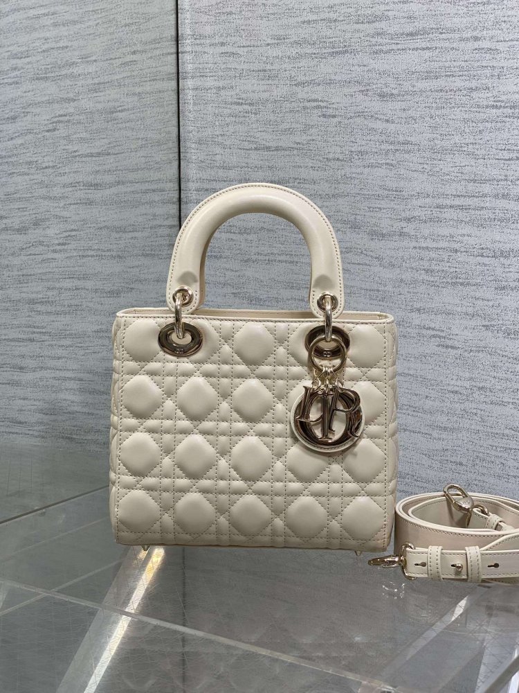 Сумка шкіряна Lady Dior 20 см фото 2