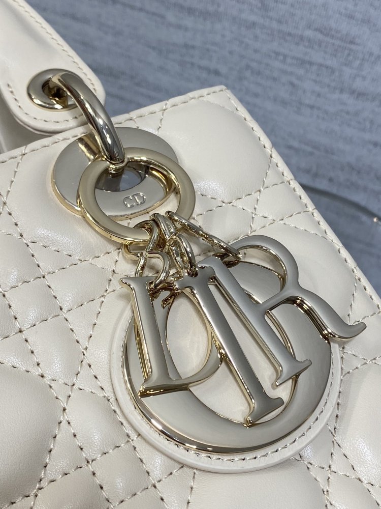 Сумка шкіряна Lady Dior 20 см фото 3