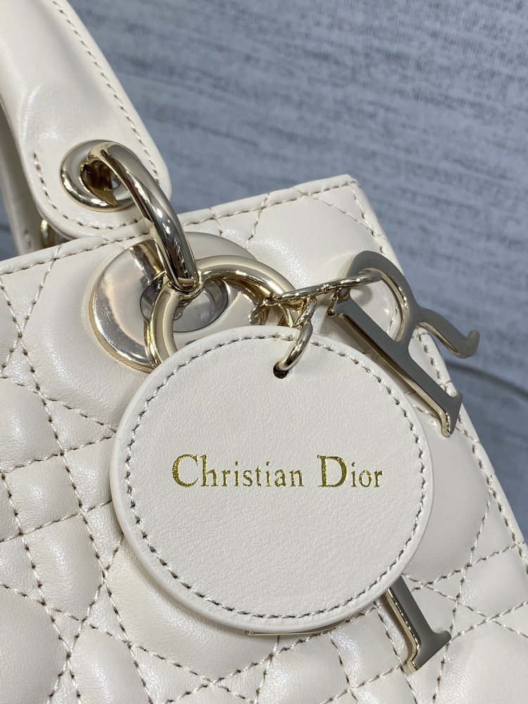 Сумка шкіряна Lady Dior 20 см фото 4