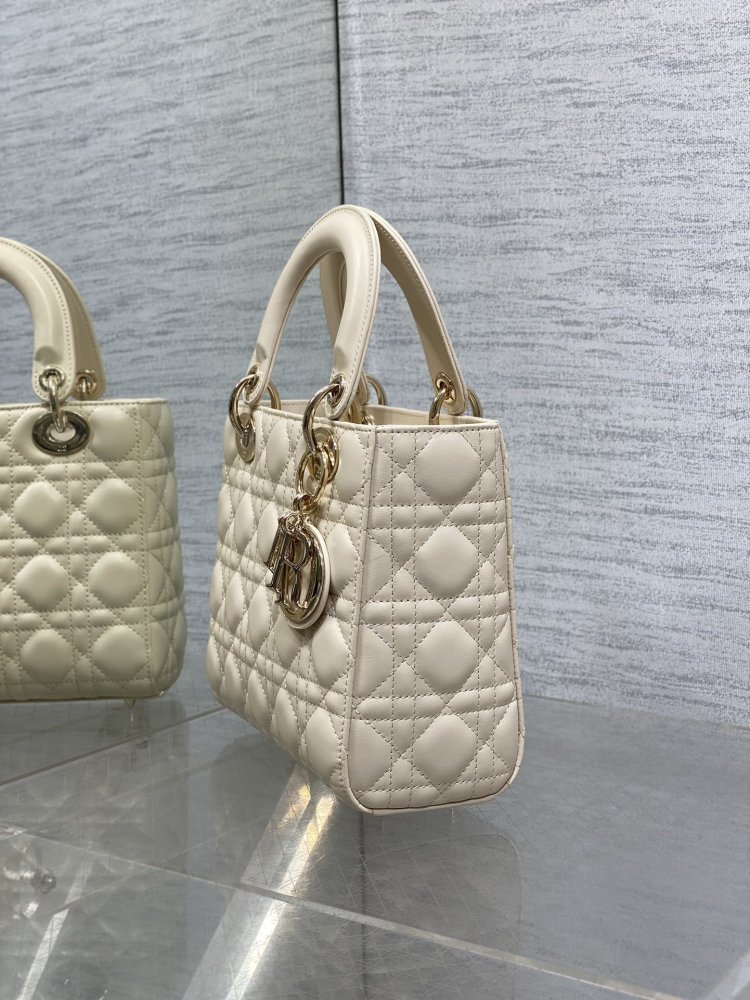 Сумка шкіряна Lady Dior 20 см фото 6