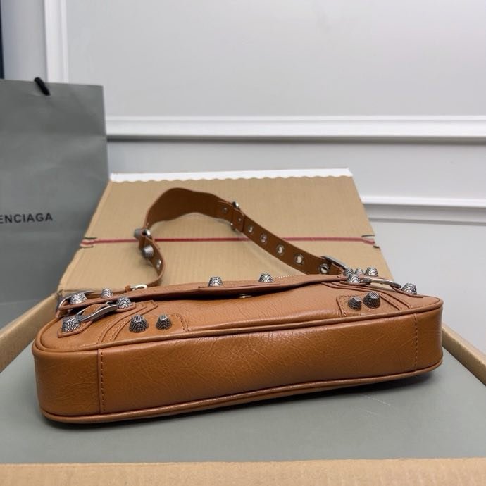 Сумка кожаная Le Cagole 30 см фото 2