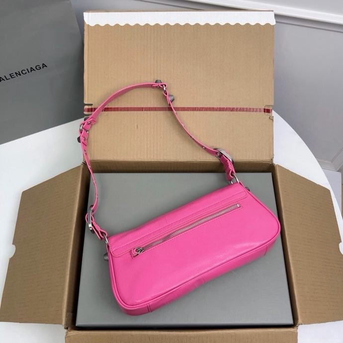 Сумка кожаная Le Cagole 30 см фото 2