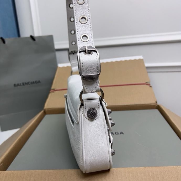 Сумка кожаная Le Cagole 30 см фото 3