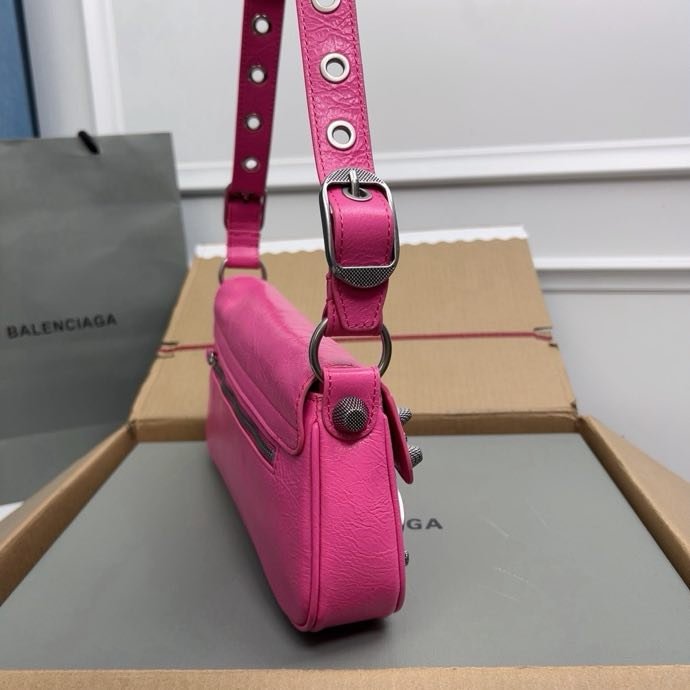 Сумка кожаная Le Cagole 30 см фото 3