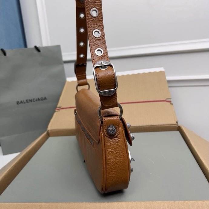 Сумка кожаная Le Cagole 30 см фото 4