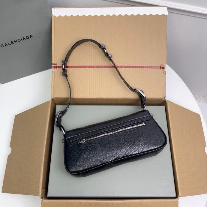 Сумка кожаная Le Cagole 30 см фото 5