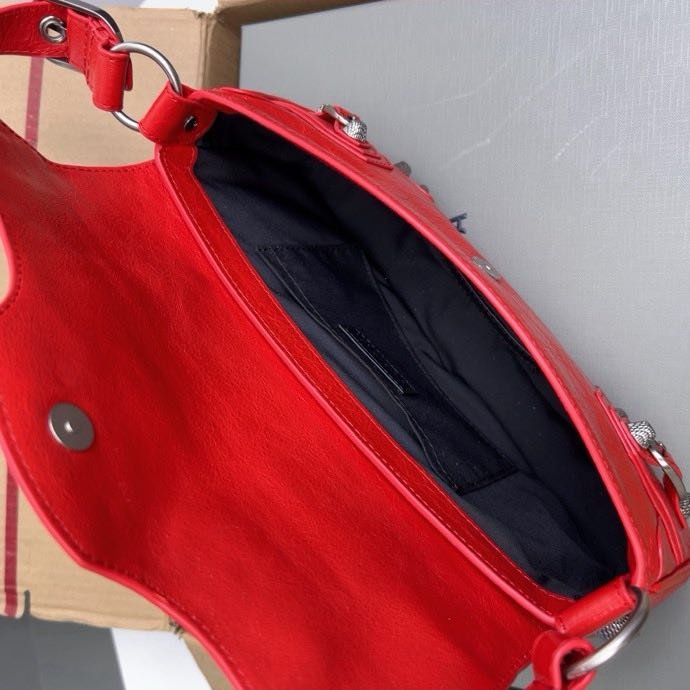 Сумка кожаная Le Cagole 30 см фото 6