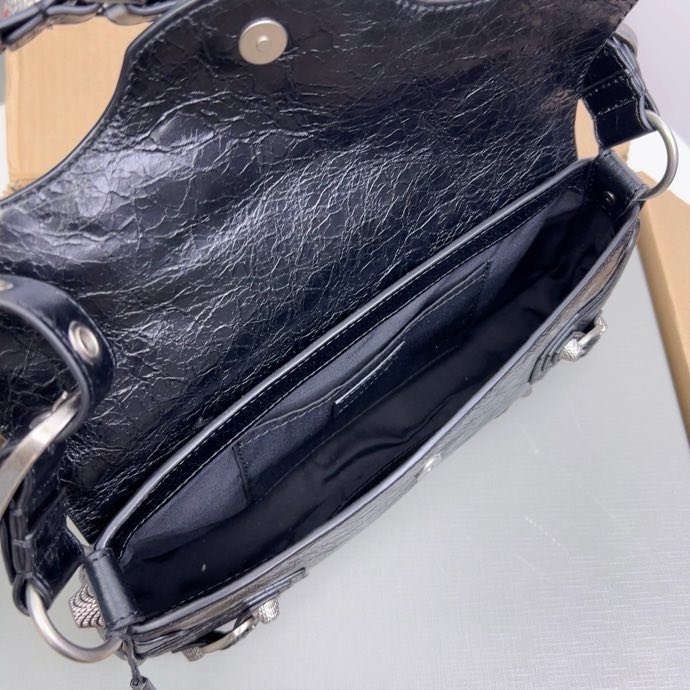 Сумка кожаная Le Cagole 30 см фото 7