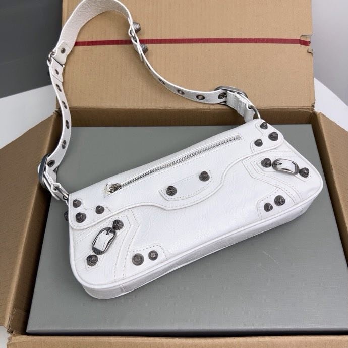 Сумка кожаная Le Cagole 30 см фото 8