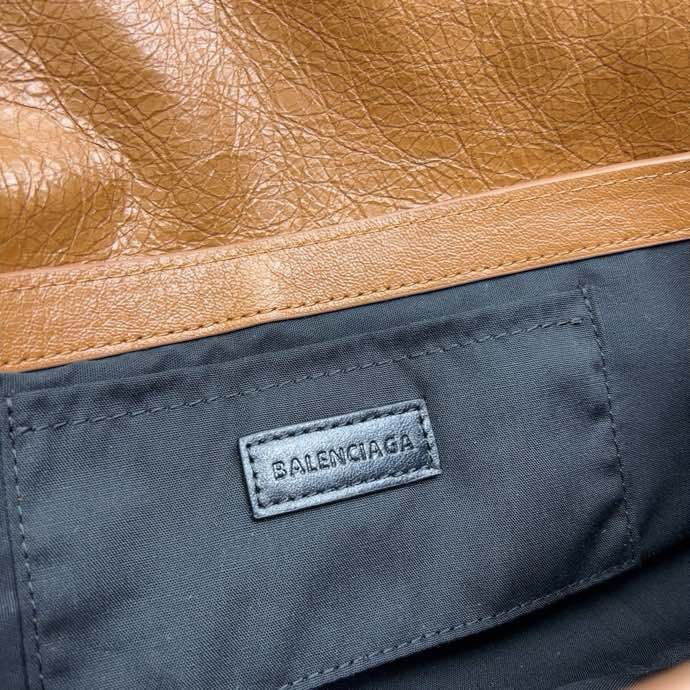 Сумка кожаная Le Cagole 30 см фото 8