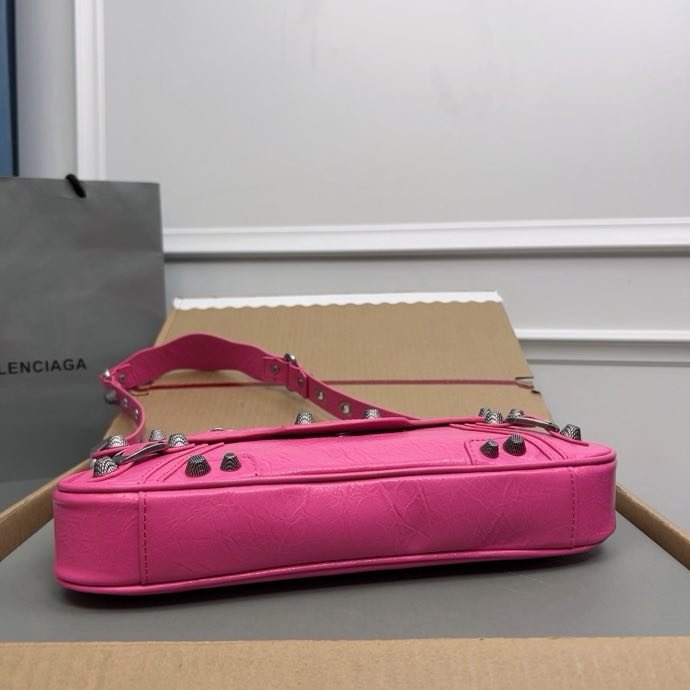 Сумка кожаная Le Cagole 30 см фото 8