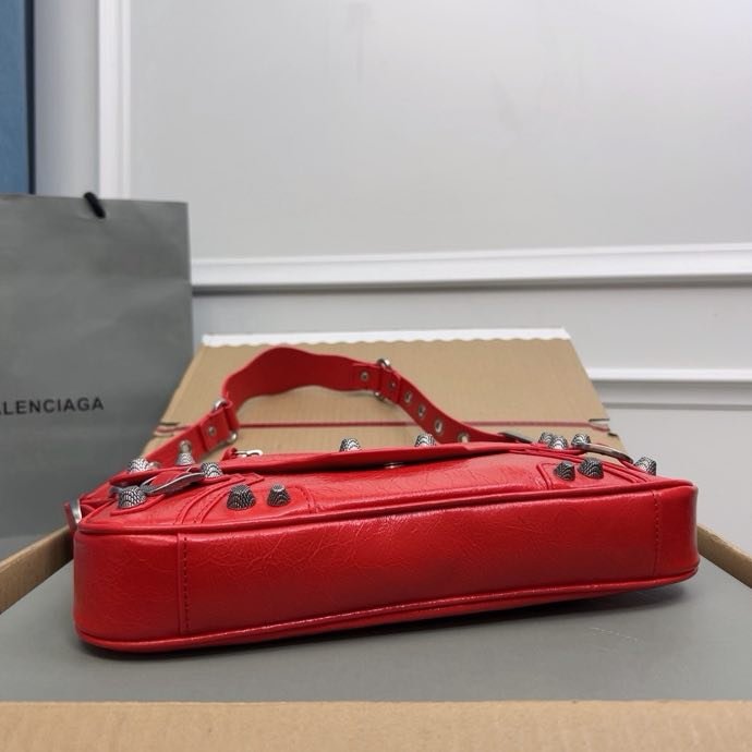 Сумка кожаная Le Cagole 30 см фото 8