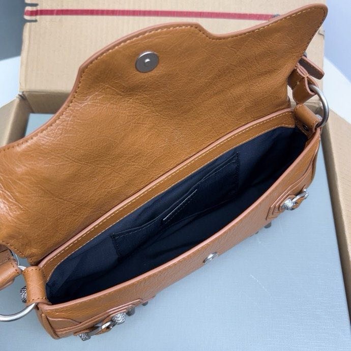 Сумка кожаная Le Cagole 30 см фото 9