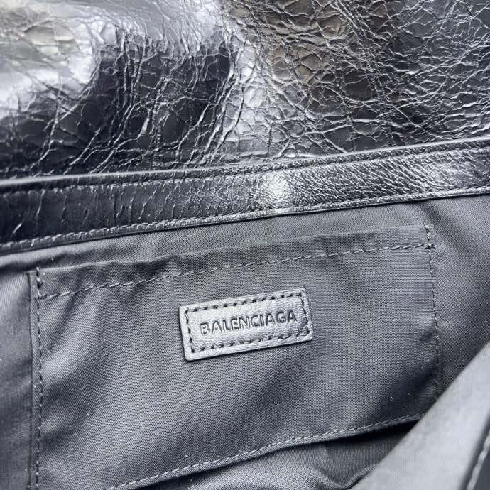 Сумка кожаная Le Cagole 30 см фото 9