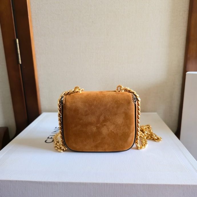 A bag leather MINI CHAIN CLAUDE 11 cm фото 3