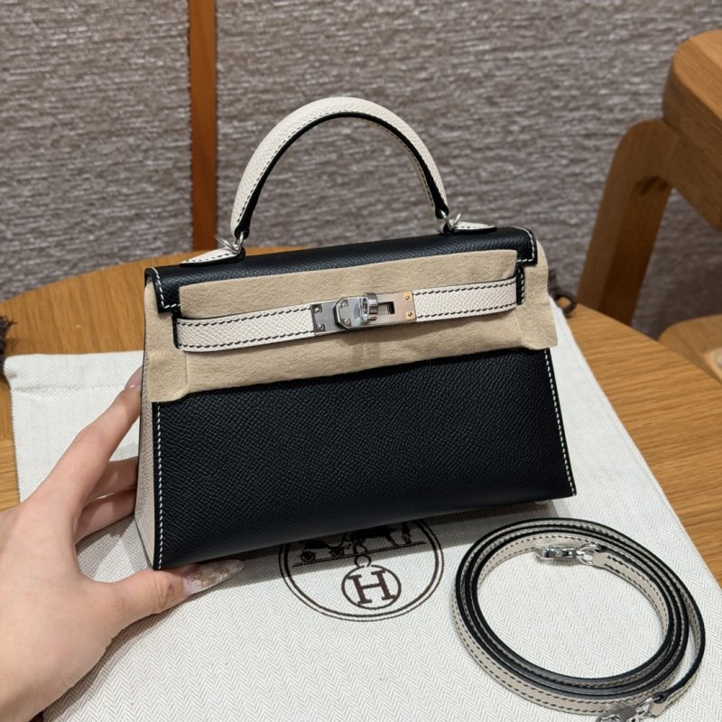 Сумка кожаная Mini Kelly 19 см в коже Epsom