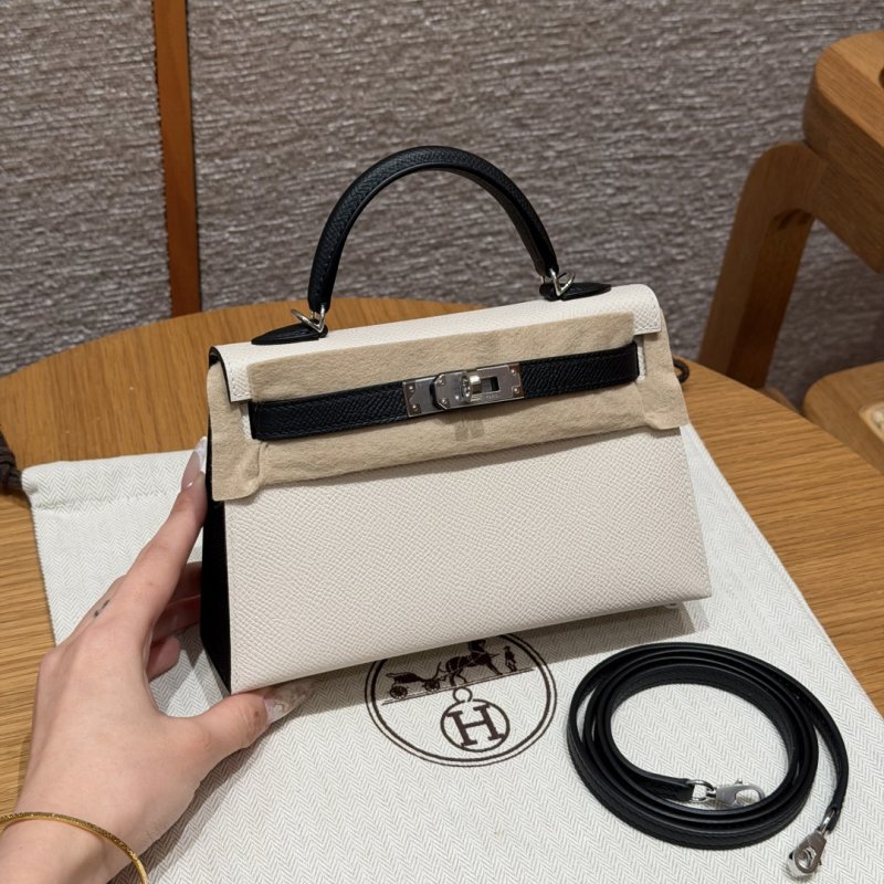 Сумка кожаная Mini Kelly 19 см в коже Epsom