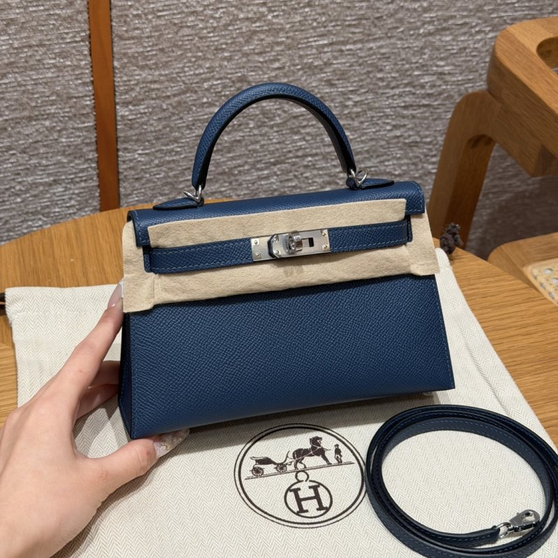 Сумка кожаная Mini Kelly 19 см в коже Epsom