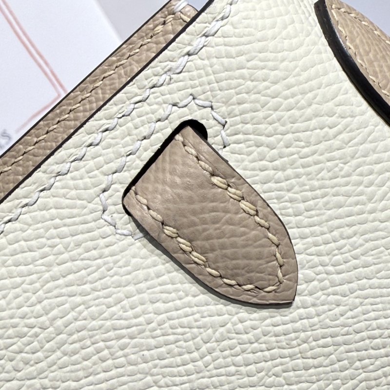 Сумка кожаная Mini Kelly 19 см фото 4