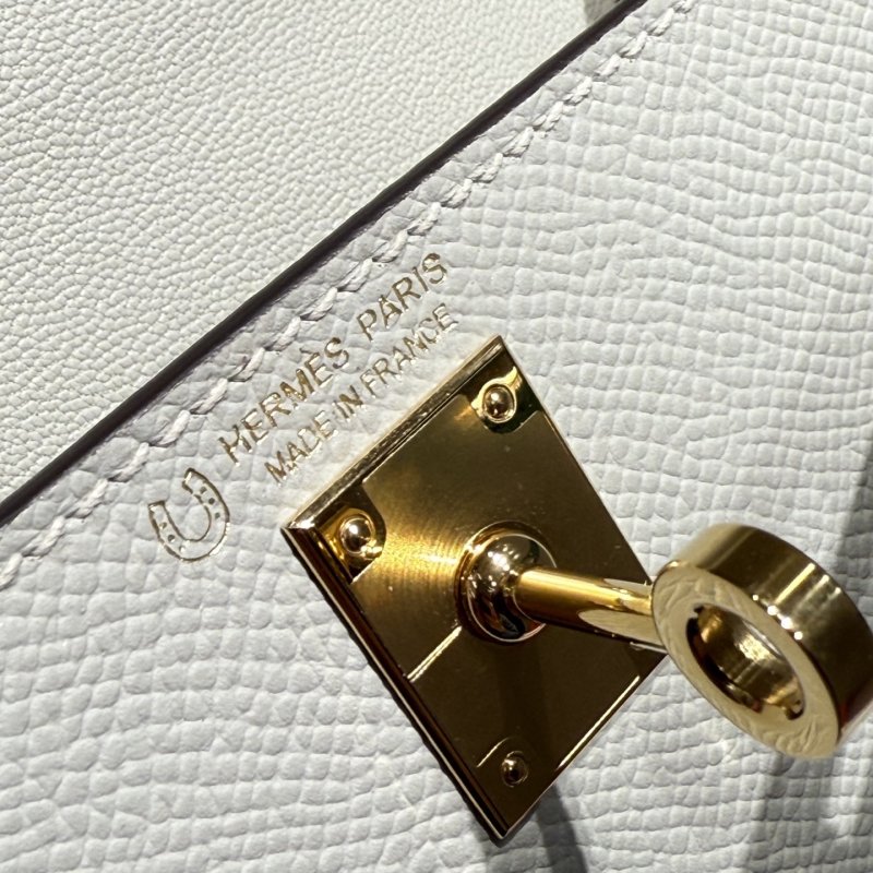 Сумка кожаная Mini Kelly 19 см фото 5