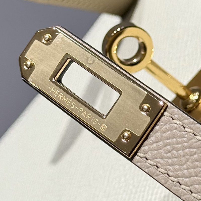 Сумка кожаная Mini Kelly 19 см фото 6