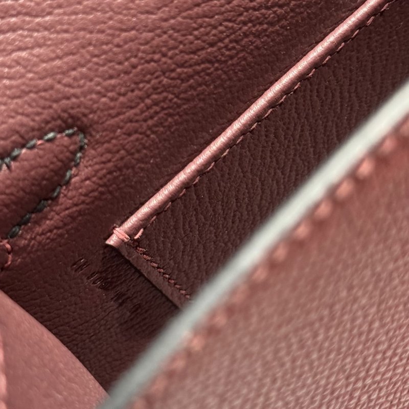 Сумка кожаная Mini Kelly 19 см фото 6