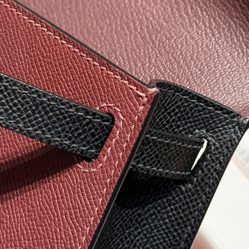 Сумка кожаная Mini Kelly 19 см фото 8