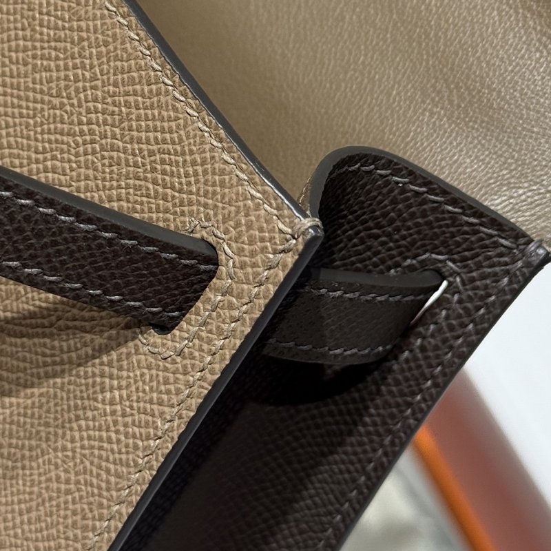 Сумка кожаная Mini Kelly 19 см фото 8