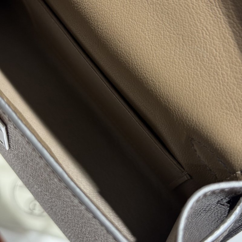 Сумка кожаная Mini Kelly 19 см фото 9