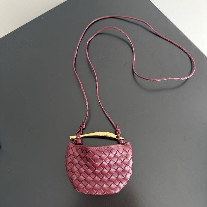 Сумка кожаная Mini Sardine 10 см фото 5