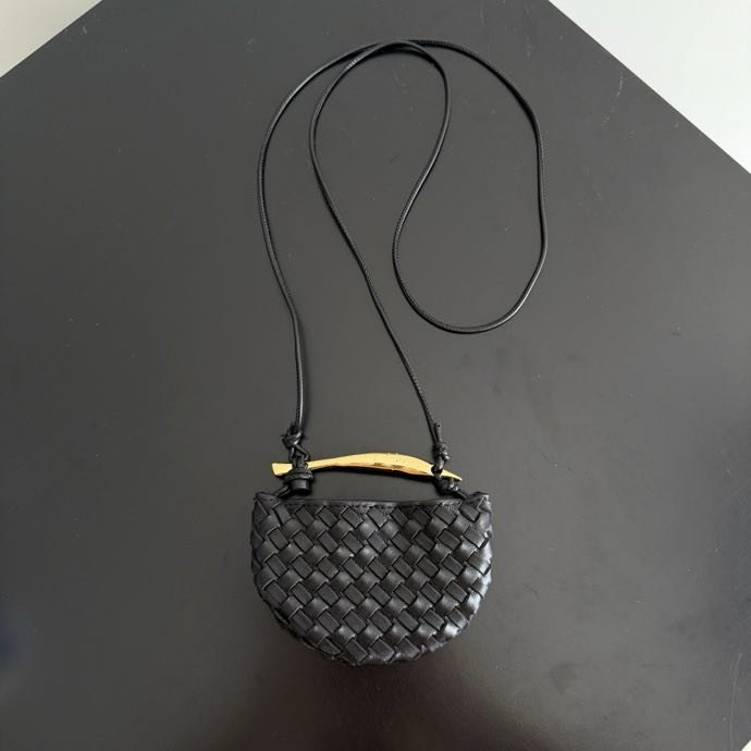 Сумка кожаная Mini Sardine 10 см фото 7