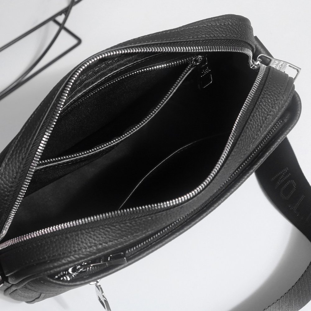 Сумка кожаная мужская 24 см фото 8