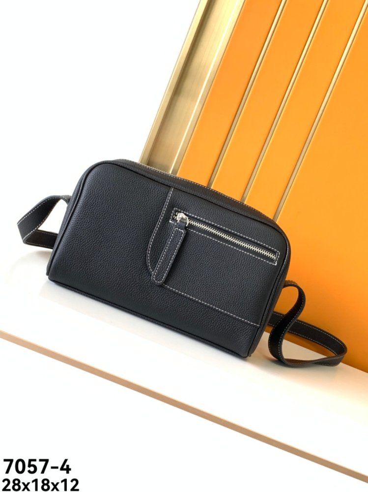 A bag leather men's 28 cm