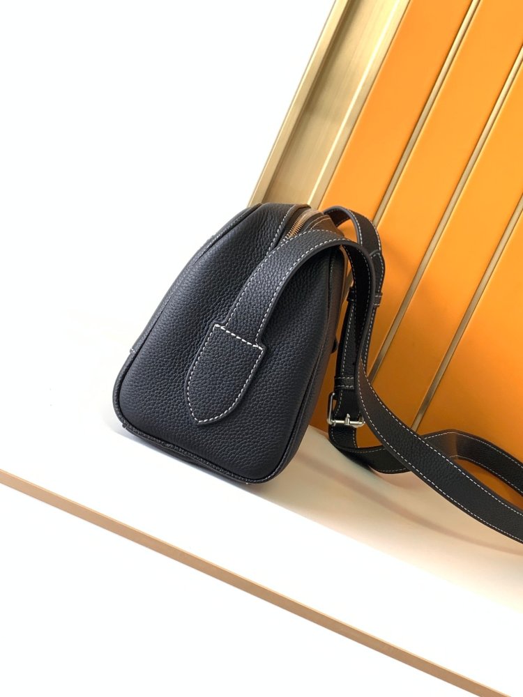 A bag leather men's 28 cm фото 2