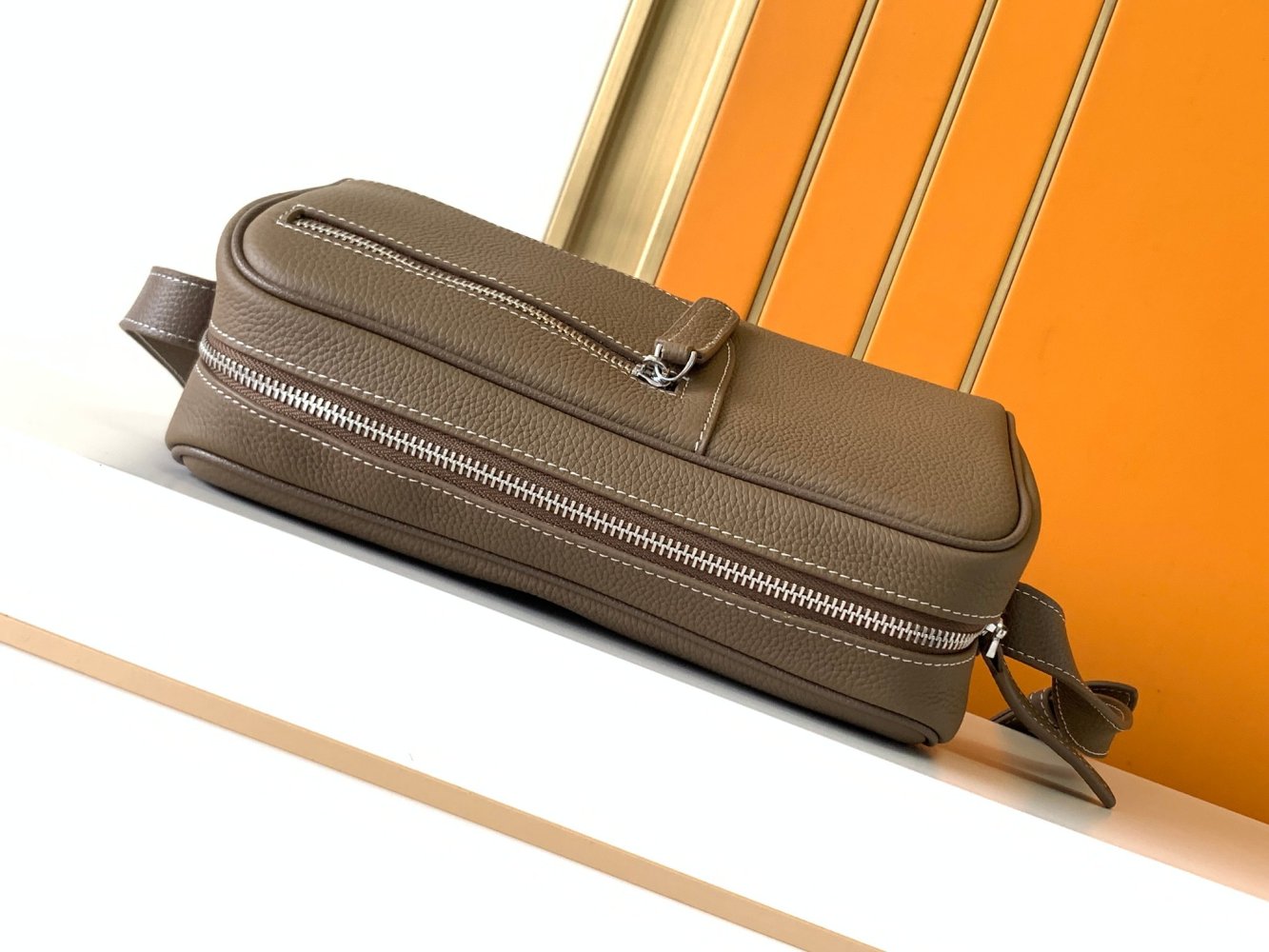 Сумка кожаная мужская 28 см фото 5