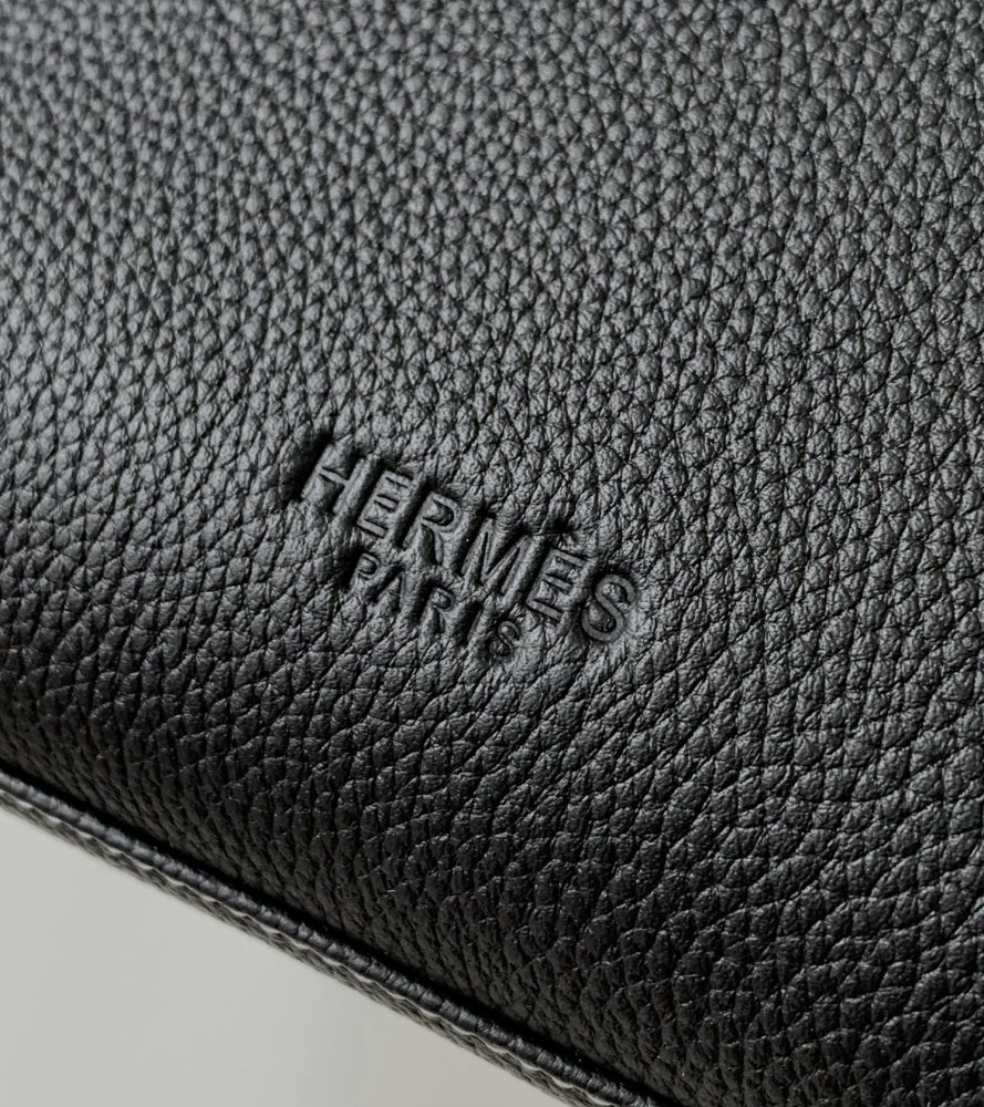 A bag leather men's 28 cm фото 6