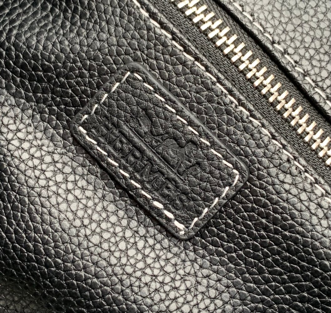 A bag leather men's 28 cm фото 9