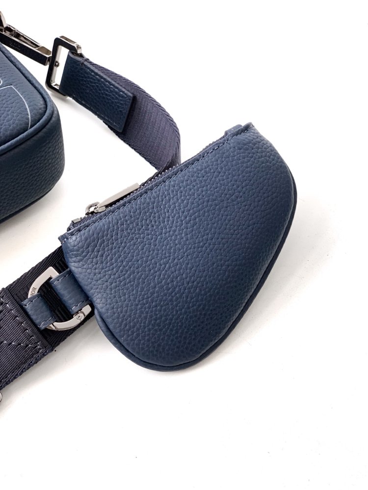 A bag leather men's Saddle 23 cm фото 5